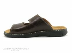 Sortie ⭐ Orland 2050 Marron - Mule Homme En Cuir - Brides Velcro ✔️ -Airplum Shop unnamed file 1040