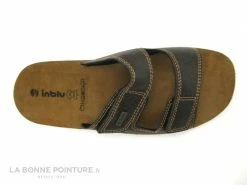 Meilleure affaire ? Inblu TG18WK25 - Mule Homme 2 Brides Velcro - Marron Fonce ? -Airplum Shop unnamed file 1049