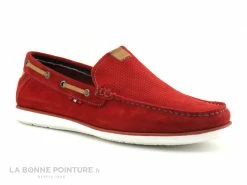 Tout neuf ? Point D Orgues POMOU Rouge - Mocassin Souple Homme ?