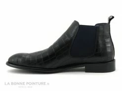 Remise ⭐ Kdopa MURRAY Noir - ? Boots Chelsea Homme Aspect Cuir Croco ? -Airplum Shop unnamed file 1355