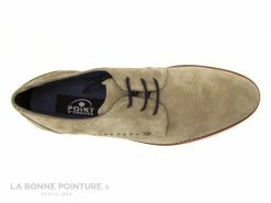 Nouveau ? Point D Orgues PORAS Taupe - Chaussure Derbi Homme Beige ? -Airplum Shop unnamed file 1475