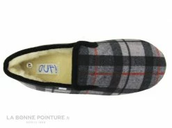 Grosses soldes ⌛ Ouf ! Ouf CLARET Gris Ecossais - Charentaise Homme Interieur Laine ? -Airplum Shop unnamed file 198