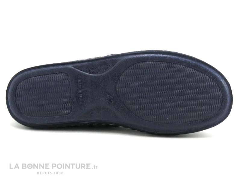 Remise ⭐ Ouf ! Ouf BARTO Marine Et Ecossais - Charentaise Homme ⌛ 4 Remise ⭐ Ouf ! Ouf BARTO Marine Et Ecossais - Charentaise Homme ⌛ – Image 4
