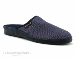 Tout neuf ✨ Airplum FABRICE Marine - Rayures Rouges - Pantoufle Mule Homme ?