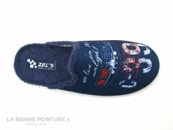 Meilleur prix ✔️ ZEL'S Homme Zels 7548 Bleu Marine - Semelle Eponge - Pantoufle Mule H ? -Airplum Shop unnamed file 259