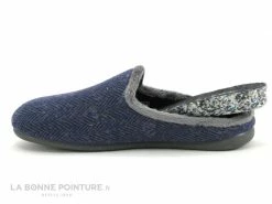 Le moins cher ? ZEL'S Zels 8581 Bleu Marine Et Gris - Pantoufle Mule Homme ⭐ -Airplum Shop unnamed file 352