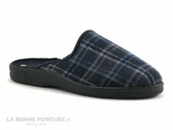Budget ? Lollans Homme Pantoufle H Carreaux Bleu Marine 002 19167 ✨