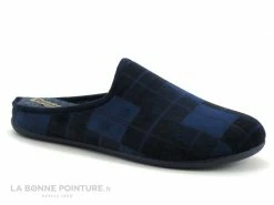 Meilleur prix ? Koyuk Dinamic 215851 Marine - Carreaux - Pantoufle Mule Homme ?