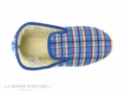 Les meilleures critiques de ? Femme Rondinaud TRADITION F Bleu Ecossais - Charentaise Semelle Feutre ⌛ -Airplum Shop unnamed file 394