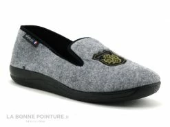 Bon marché ? Airplum WOLF Gris - Chausson Souple Homme ?