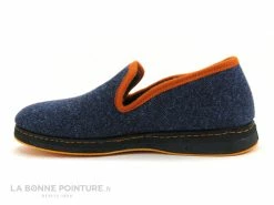 Meilleur prix ? Semelflex SUPER RUBEN Marine - Orange - Charentaise Homme ✔️ -Airplum Shop unnamed file 455