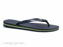 Vente flash ? Homme Havaianas BRASIL LOGO Marino - Tong Bleu Marine ⌛