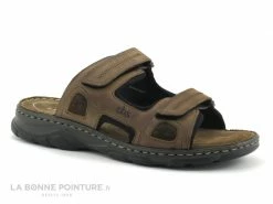Le moins cher ? TBS JONATAN-E8155 Marron - Mule Homme Avec Brides A Scratch ?
