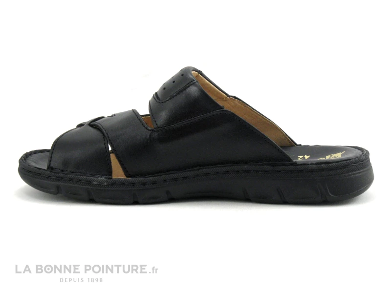 Grosses soldes ⭐ Moran's Morans MELET Noir - 27407 - Mule Homme Cuir Noir ✨ 3 Grosses soldes ⭐ Moran's Morans MELET Noir - 27407 - Mule Homme Cuir Noir ✨ – Image 3