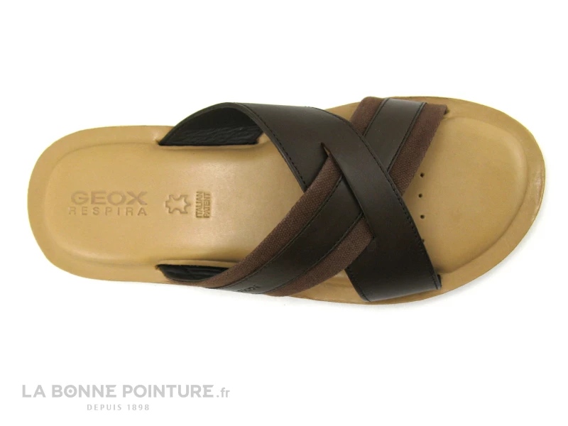 Grosses soldes ? Geox ARTIE U15V1A Coffee - Mule Homme Brides Croisees ? 5 Grosses soldes ? Geox ARTIE U15V1A Coffee - Mule Homme Brides Croisees ? – Image 5