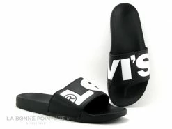 Nouveau ⭐ Levi's Levis JUNE L Regular Black - Mule Noire Homme ⭐