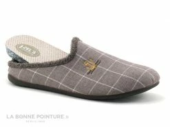Bon marché ? ZEL'S Zels 8543 Cuero - Pantoufle Mule Homme Marron A Carreaux ? -Airplum Shop unnamed file 75