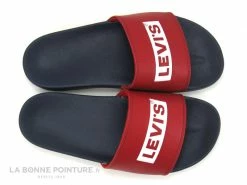 Meilleur prix ? Levi's Levis JUNE BABYTAB Navy Blue - Mule Homme Bleu Marine - Rouge ? -Airplum Shop unnamed file 773