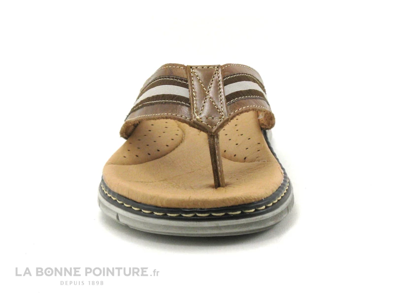 Sortie ? Orland 2042 Camel - Tong Homme Cuir Marron ⌛ 2 Sortie ? Orland 2042 Camel - Tong Homme Cuir Marron ⌛ – Image 2