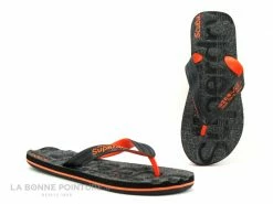 Meilleure affaire ? Superdry Scuba Grit Flip Black - MF310009A - Tong Homme ?
