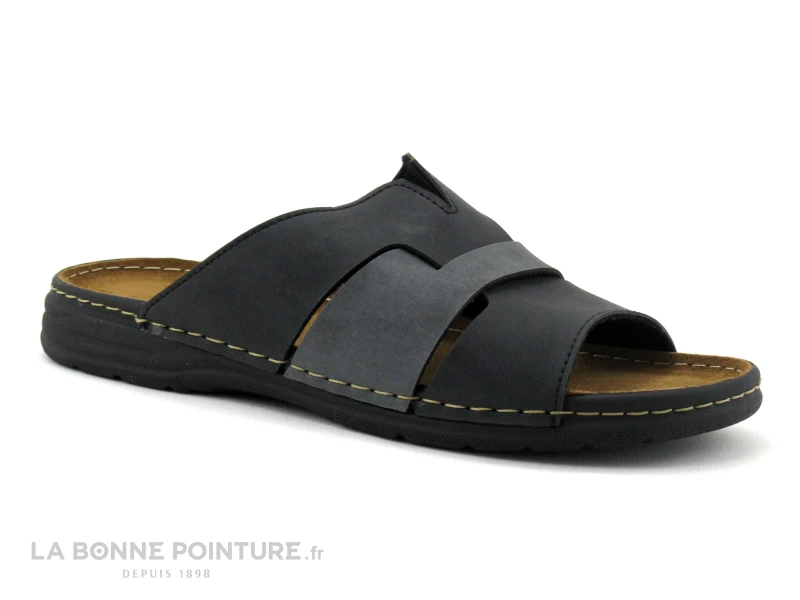 Coupon ? Moran's Morans PAZET Noir Gris - Mule Homme ? 1 Coupon ? Moran's Morans PAZET Noir Gris - Mule Homme ?