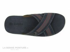 Nouveau ✔️ Inblu FO483R01 Bleu Marine - Coutures Rouges - Mule Homme ❤️ -Airplum Shop unnamed file 894