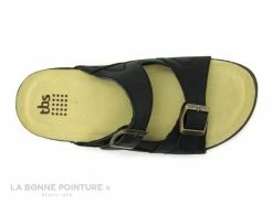 Nouveau ? TBS EMILANO Noir - Mule Homme Cuir Noir - 2 Brides Reglables ⌛ -Airplum Shop unnamed file 906