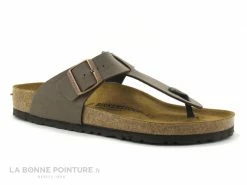 Coupon ? Homme Birkenstock MEDINA Birko Flor Nubuck Mocca BK1011744 - Tong H ?