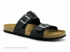 Tout neuf ? Geox GHITA U159VB Black - Mule Noire Reglable Homme ?