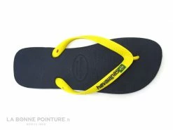 Sortie ✔️ Havaianas BRASIL LOGO Navy Blue Citrus Yellow - Tong Homme ✨ -Airplum Shop unnamed file 979
